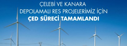 IC Enterra’nın Çelebi ve Kanara Depolamalı RES Projeleri için ÇED Süreci Tamamlandı